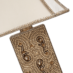 b.b. Simon LS-107-LT.C Crystal Table Lamp - Dudes Boutique