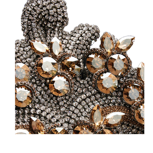 b.b. Simon M-200-GOLD-CLEAR Crystal Mirror - Dudes Boutique