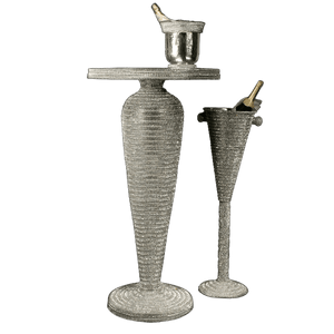 b.b. Simon TB-101-CLEAR Crystal Table - Dudes Boutique