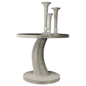 b.b. Simon TB-102-CLEAR Crystal Table - Dudes Boutique