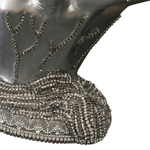 b.b. Simon TB-106-BLACK DIAMOND-CLEAR Crystal Table - Dudes Boutique