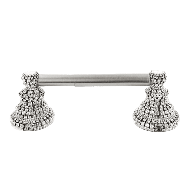 b.b. Simon Clear Chrome Toilet Paper Holder - Dudes Boutique