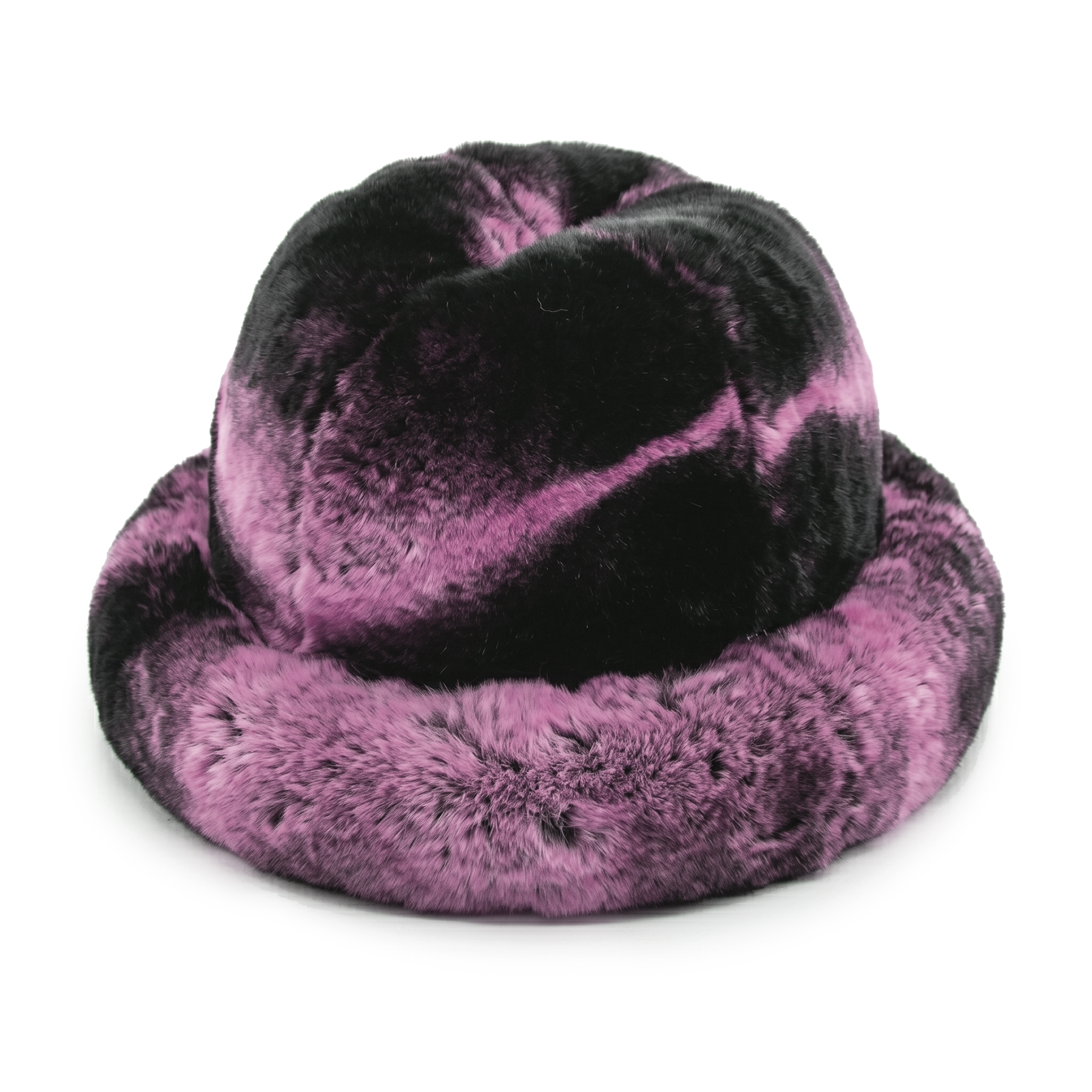 Kashani Men's Pink Rex Rabbit Fur Top Hat