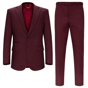 Signature Suit BURGUNDY - Dudes Boutique