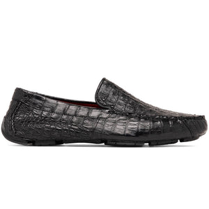 Marco Di Milano Remo Black Crocodile Loafers - Dudes Boutique