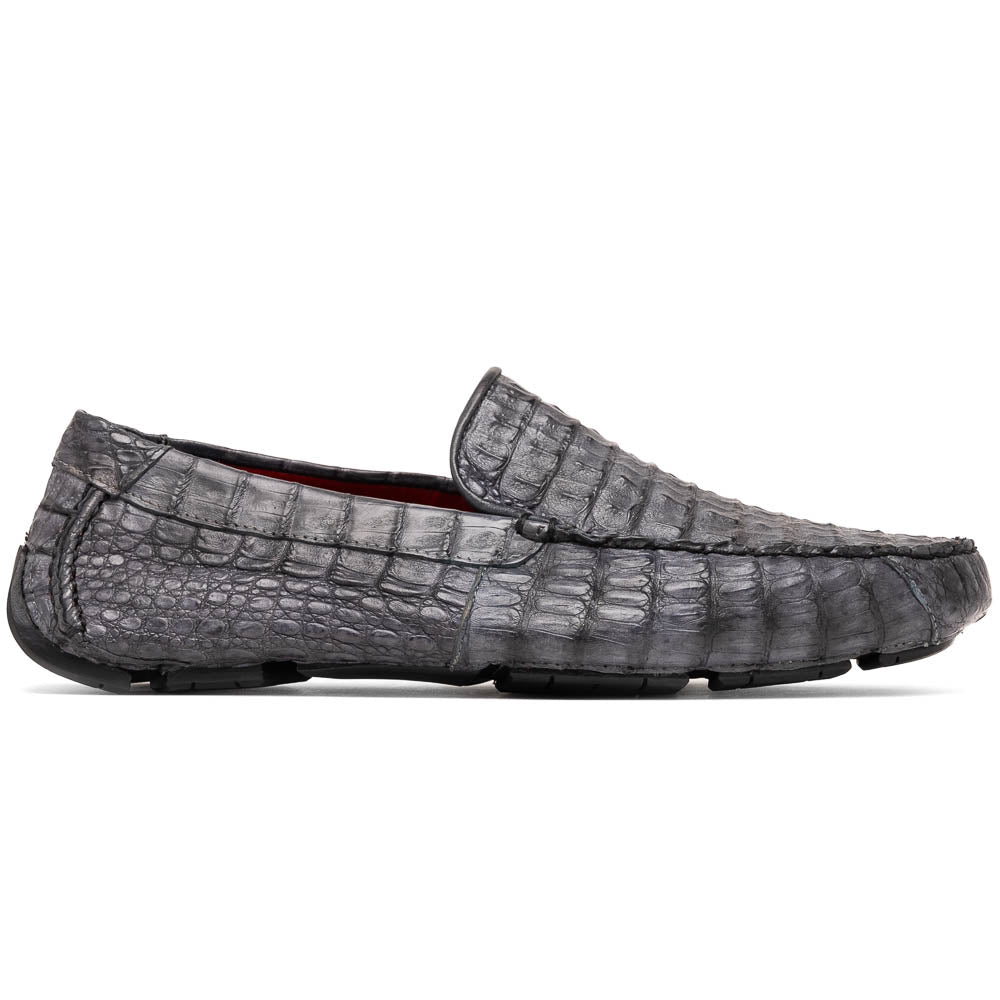 Marco Di Milano Remo Gray Crocodile Loafers - Dudes Boutique