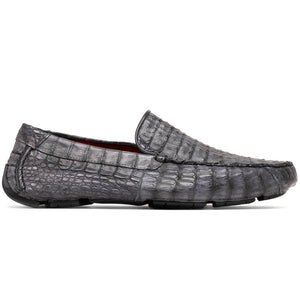 Marco Di Milano Remo Gray Crocodile Loafers - Dudes Boutique