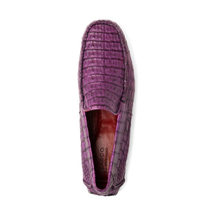 Marco Di Milano Remo Purple Crocodile Loafers - Dudes Boutique