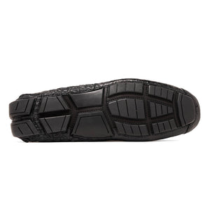 Marco Di Milano Remo Black Crocodile Loafers - Dudes Boutique