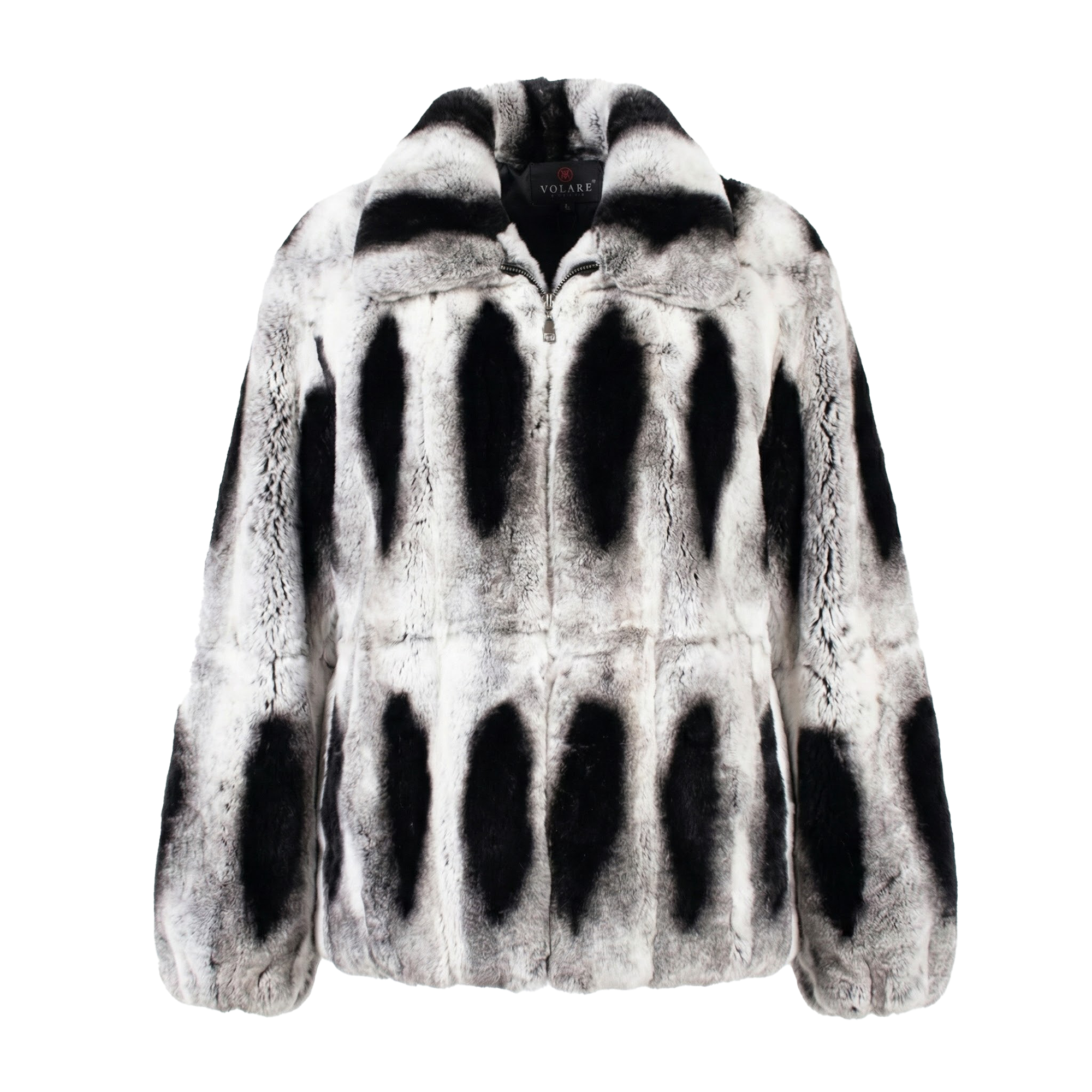 Volare Men's Rex Rabbit Fur Coat