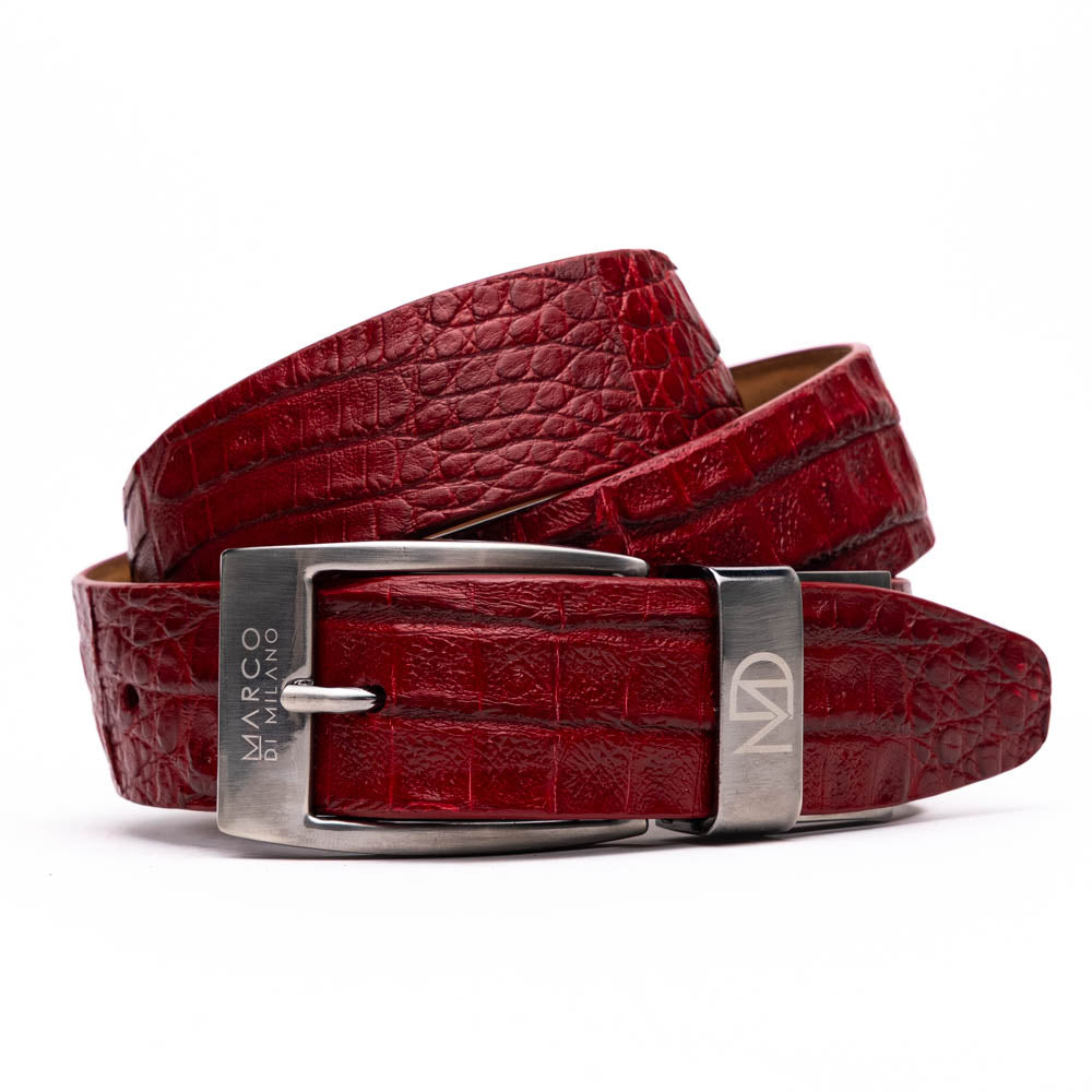 Marco Di Milano Riccardo Belt Red