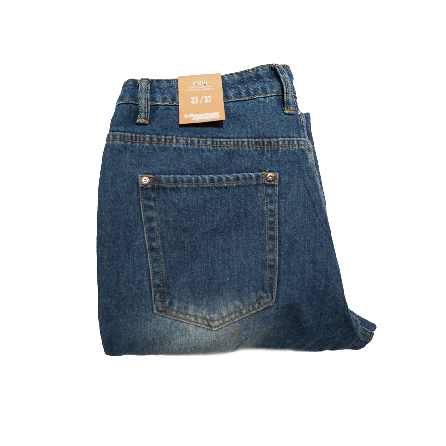 Voyage Studio Shredded Panel Crystal Denim Jeans