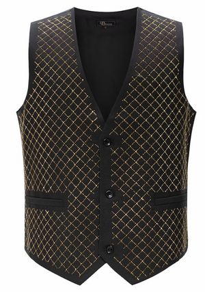 Crystal Charm BLACK/GOLD - Dudes Boutique
