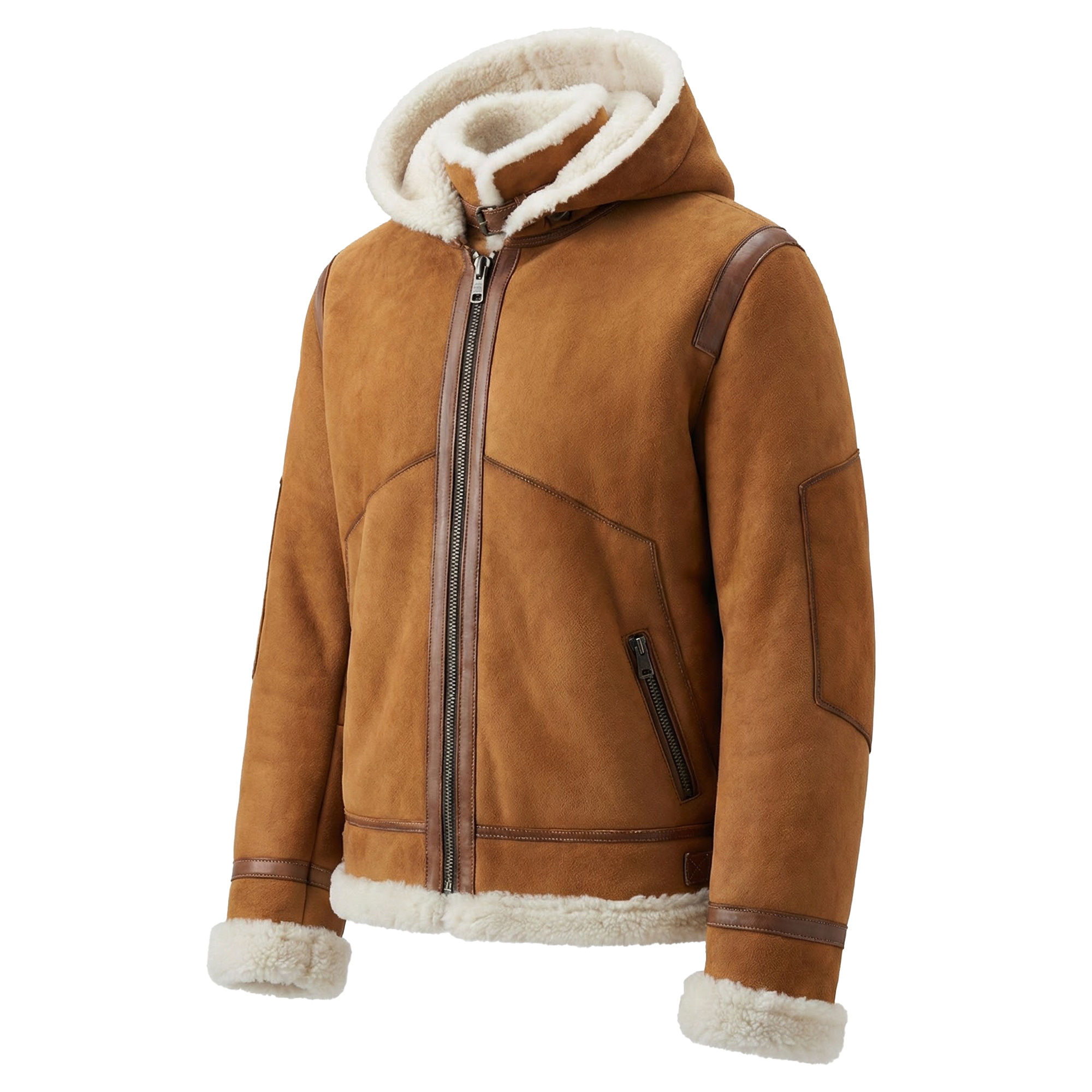 Kashani Cognac Yukon Shearling Coat