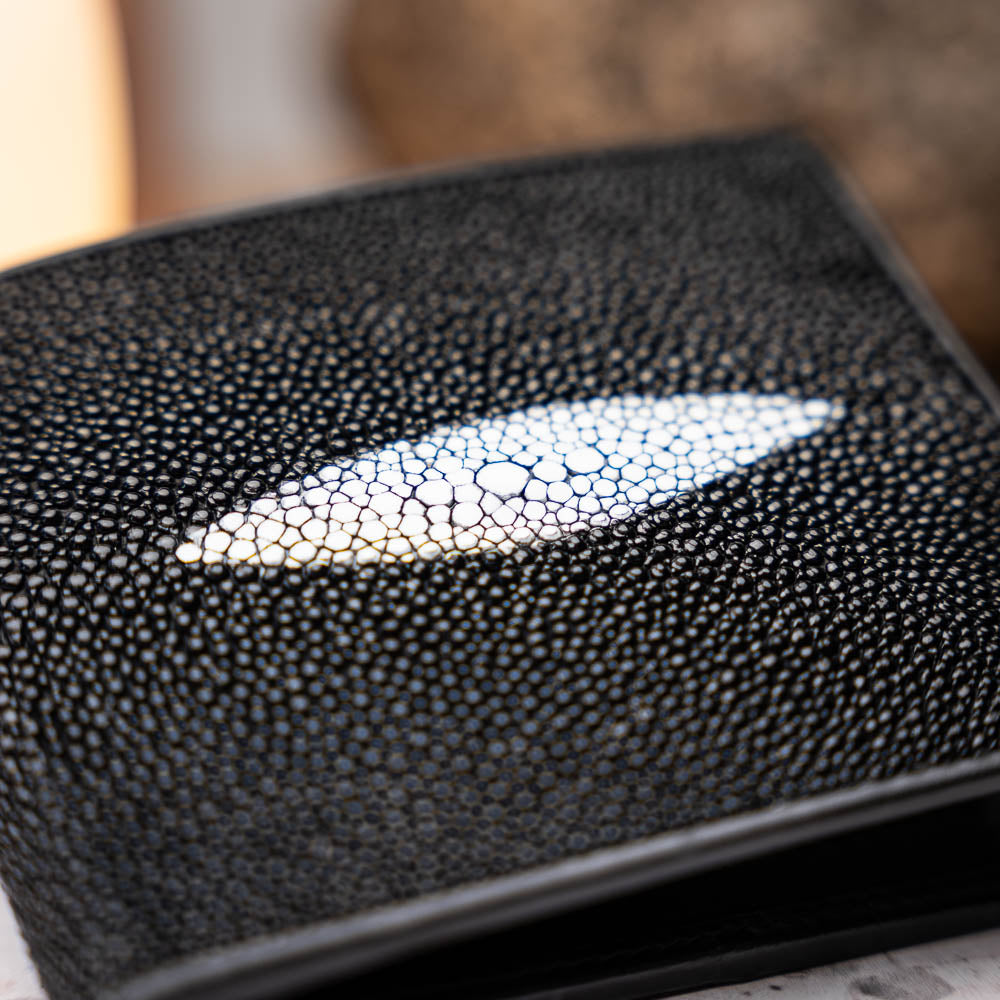 Marco Di Milano Stingray Bi-Fold Wallet Black / White - Dudes Boutique