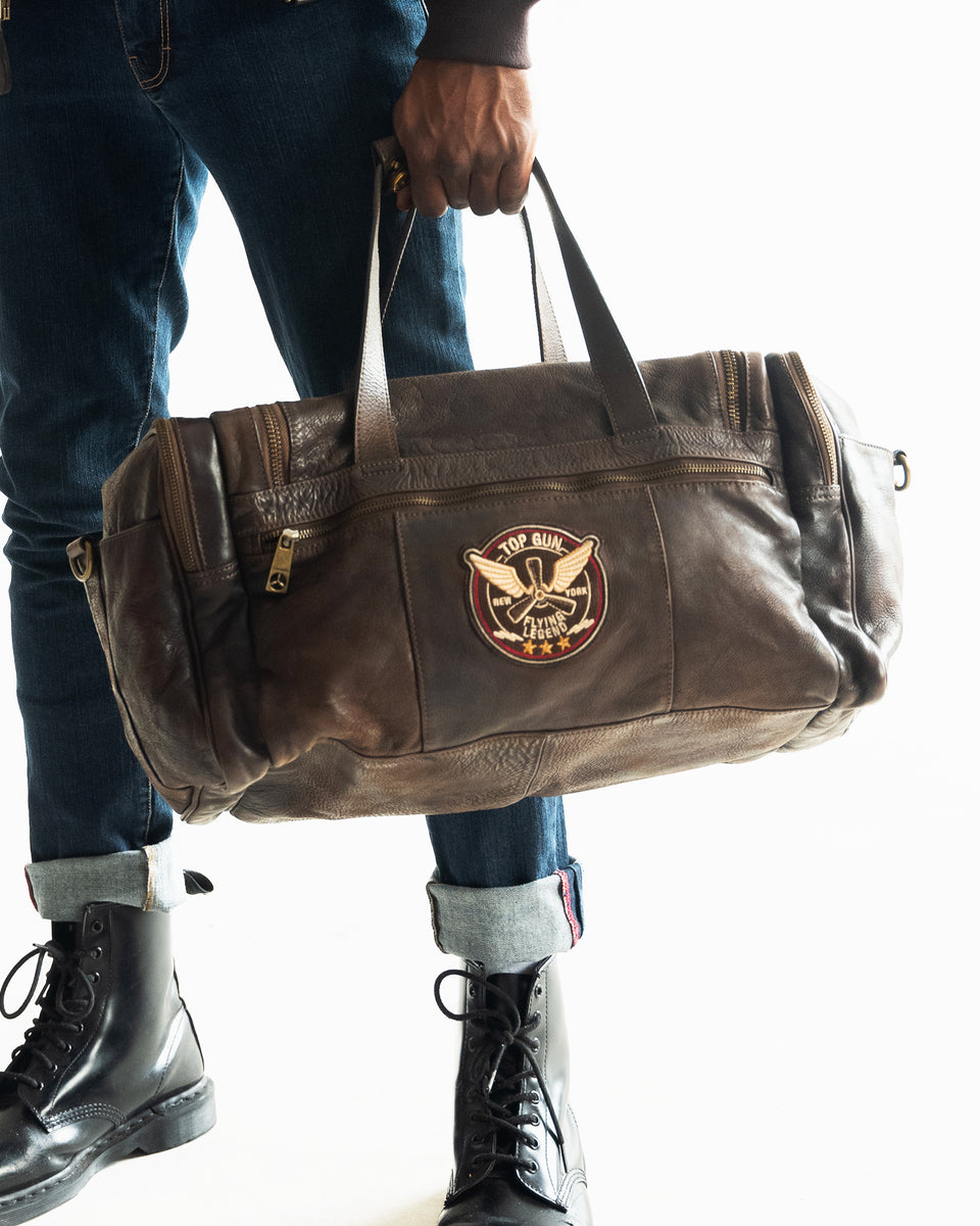 Top Gun Pilot Leather Bag