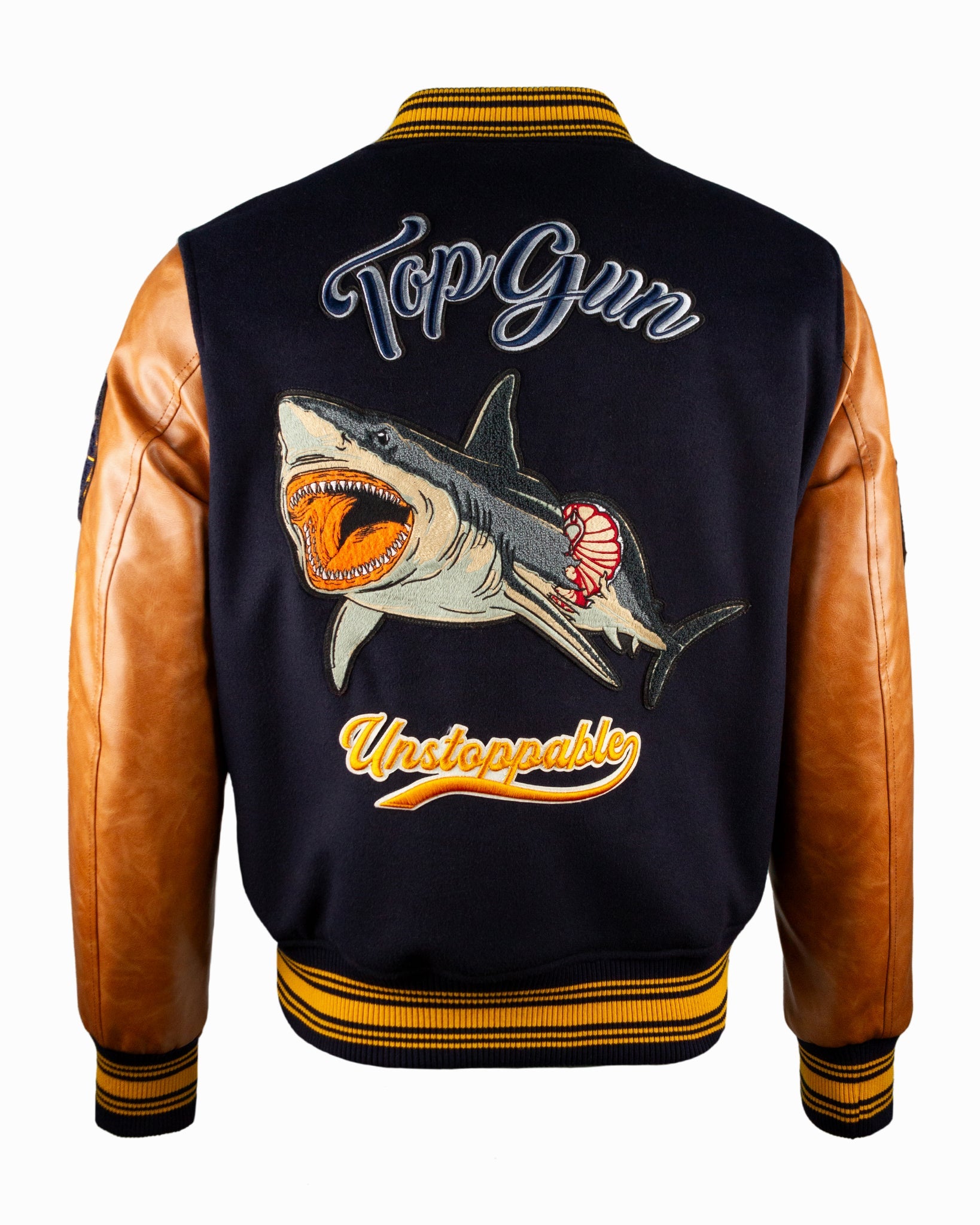 Top Gun Men's "Shark" Varsity Jacket