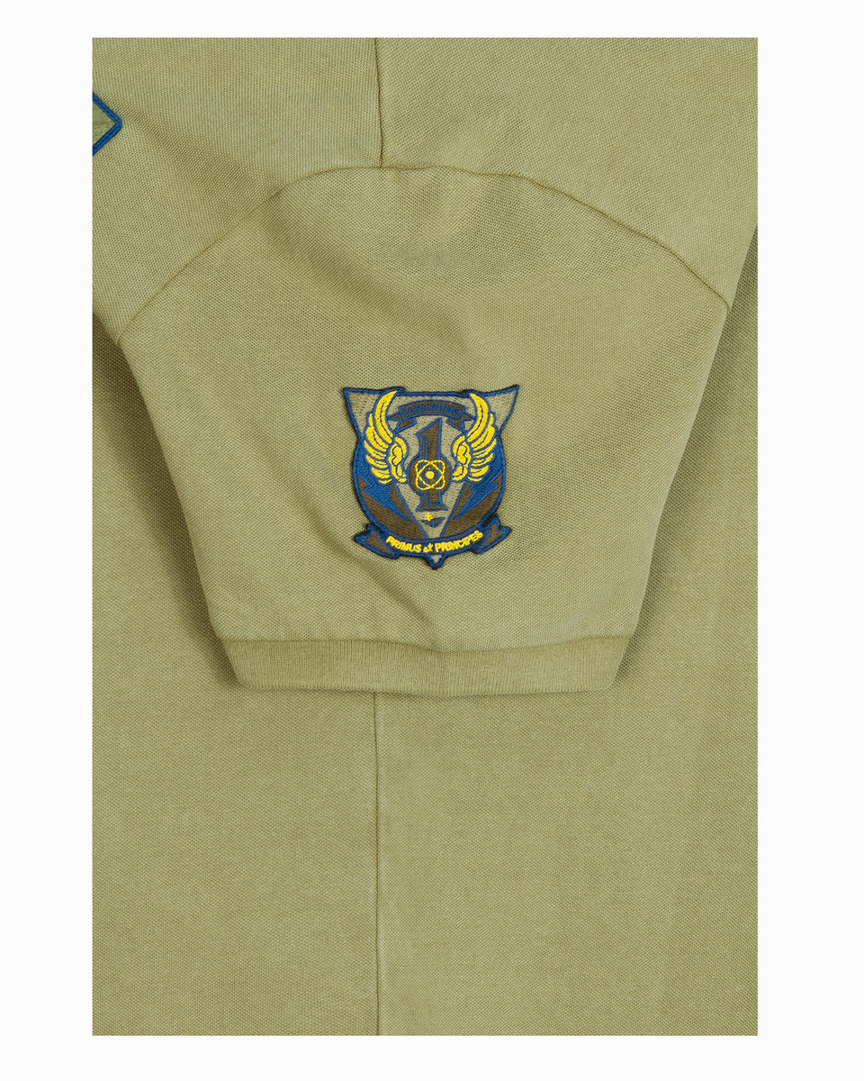 Top Gun "Vintage Heritage" polo shirt in olive