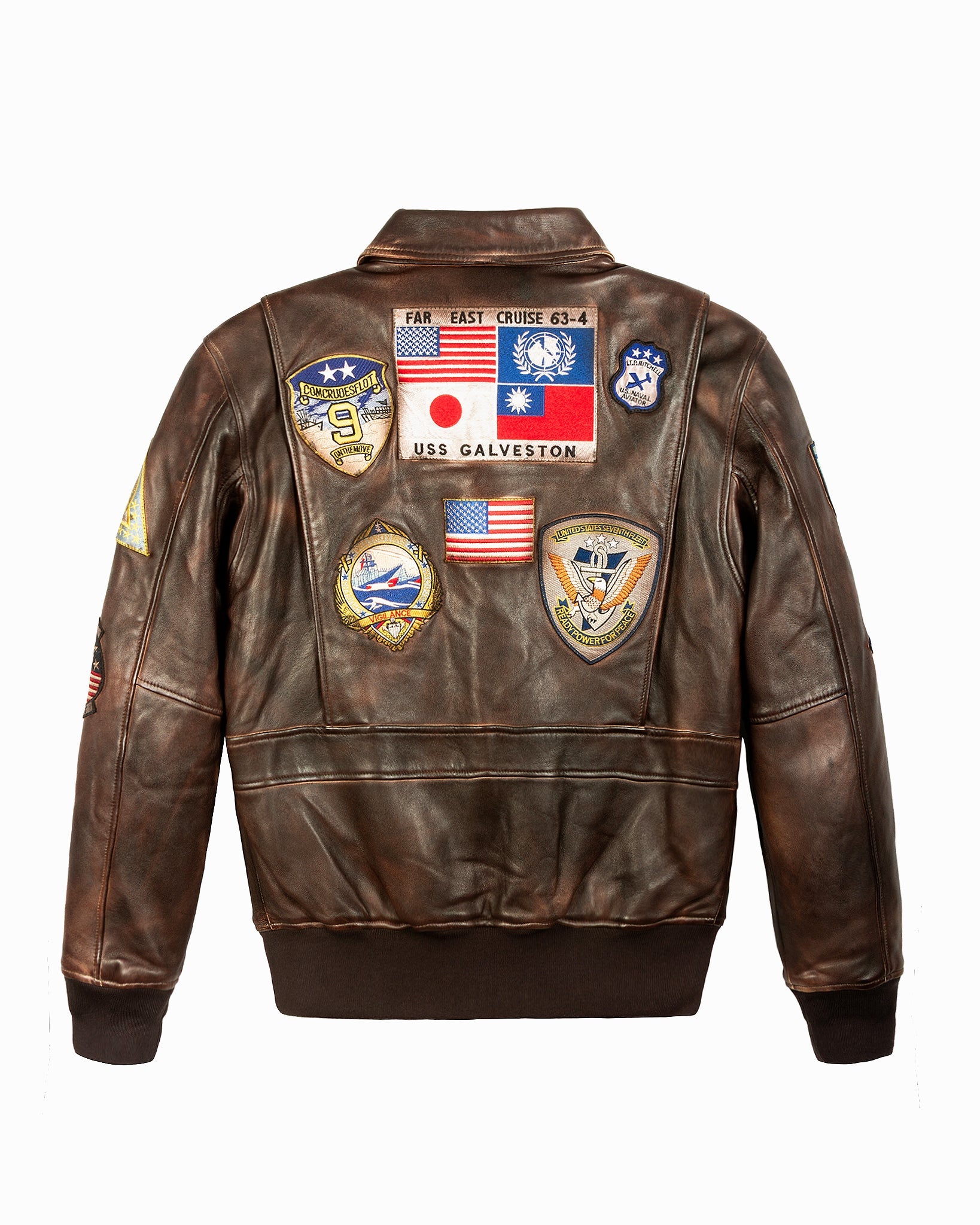 Top Gun Vintage Official Signature Series Leather Jacket