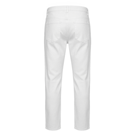 Waimea Optic White Ripped Denim Jeans