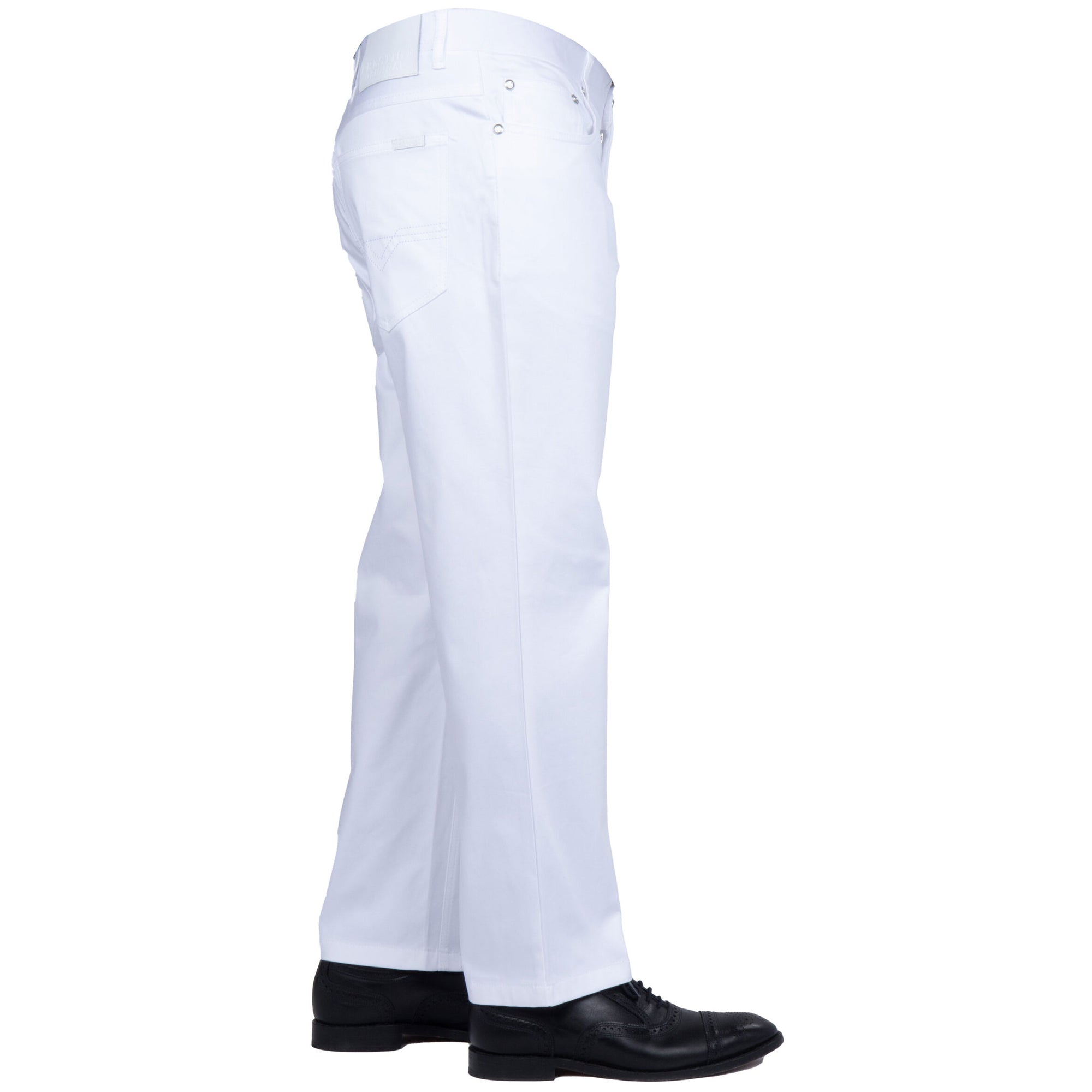 Prestige Men's White High-end Pants - Dudes Boutique