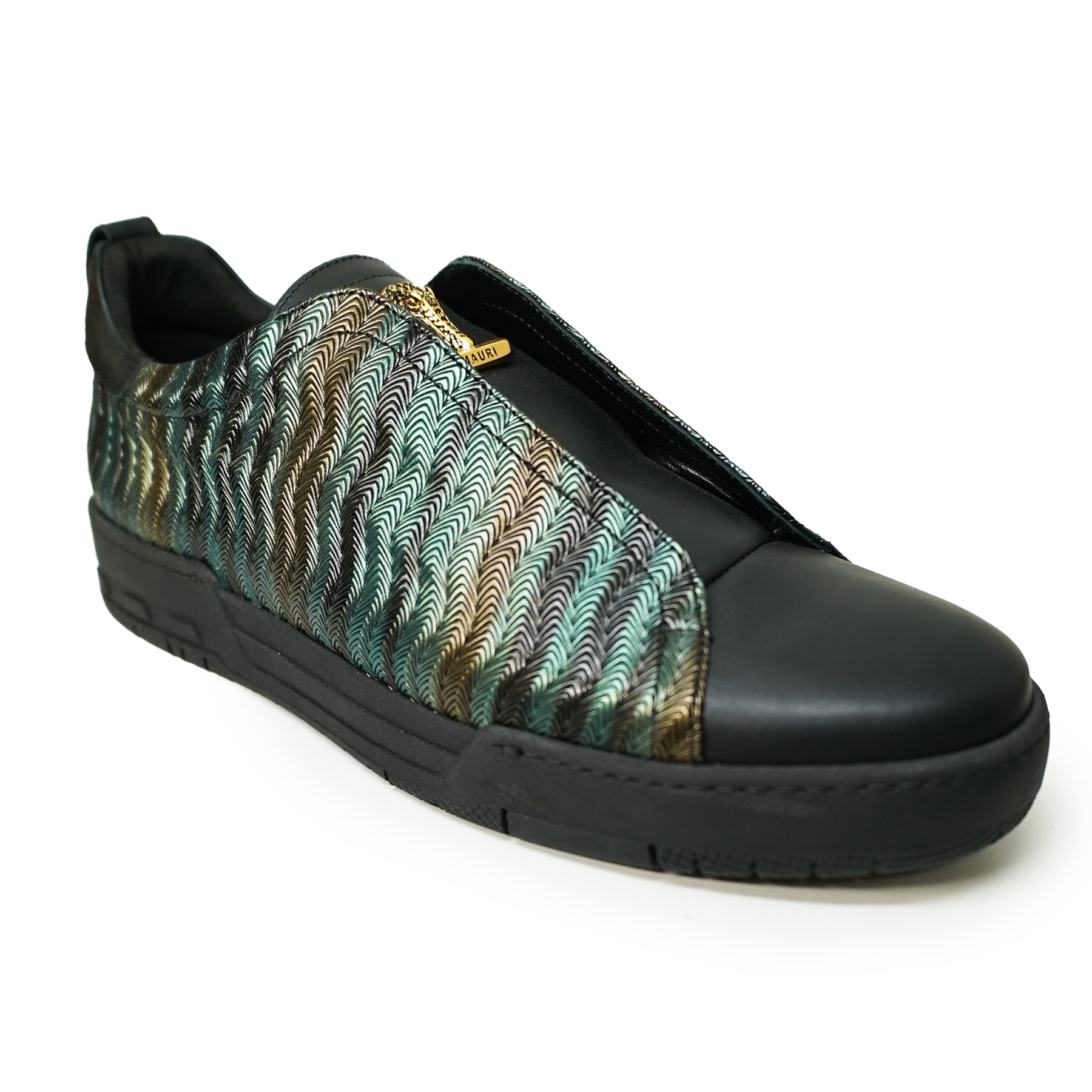 Mauri 8478/9 Multigreen/Black Nappa Balera Sneakers - Dudes Boutique