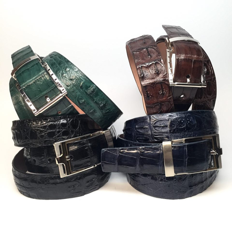 Safari Exotic Skin Alligator Belt - Dudes Boutique