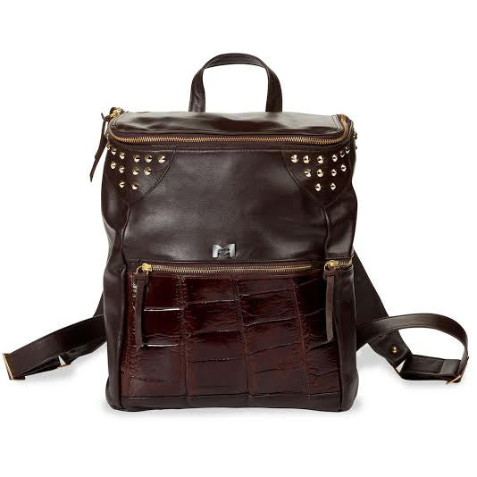 Mauri - B83 Sport Rust Genuine Soft Calf Body Alligator Travel Bag - Dudes Boutique