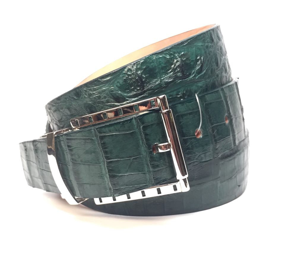 Safari Exotic Skin Alligator Belt - Dudes Boutique