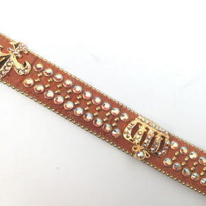 b.b. Simon 2565 "King's Cross" Gold Plated Cross Belt - Dudes Boutique