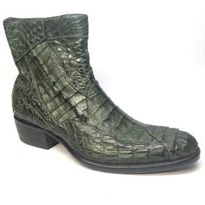 Calzoleria Toscana All-Over Horn-back Crocodile Ankle Boots - Dudes Boutique