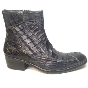 Calzoleria Toscana All-Over Horn-back Crocodile Ankle Boots - Dudes Boutique