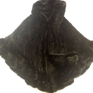 Winter Fur Mink Shaw w/ Hood - Dudes Boutique
