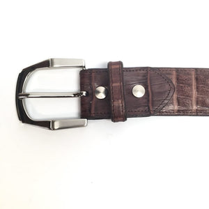 Lebedas Full Skin Crocodile Belt - Dudes Boutique