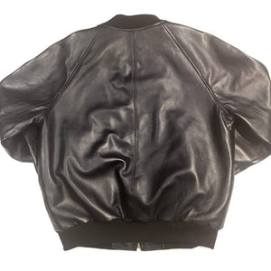 G-Gator Black/Gold Lambskin Bomber Jacket - Dudes Boutique