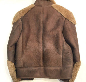 Jakewood Tobacco Biker Shearling - Dudes Boutique