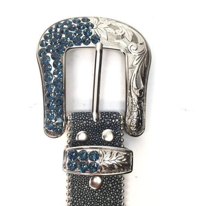 b.b. Simon Ocean Stingray Crystal Belt - Dudes Boutique