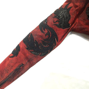 Kashani 'Monster' Red Python & Stingray Jacket - Dudes Boutique