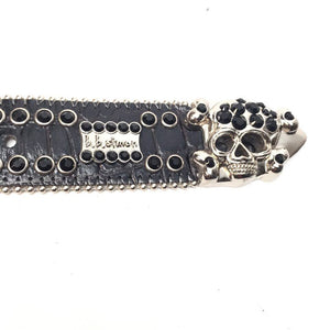 b.b. Simon 'Graveyard' Crystal Belt - Dudes Boutique