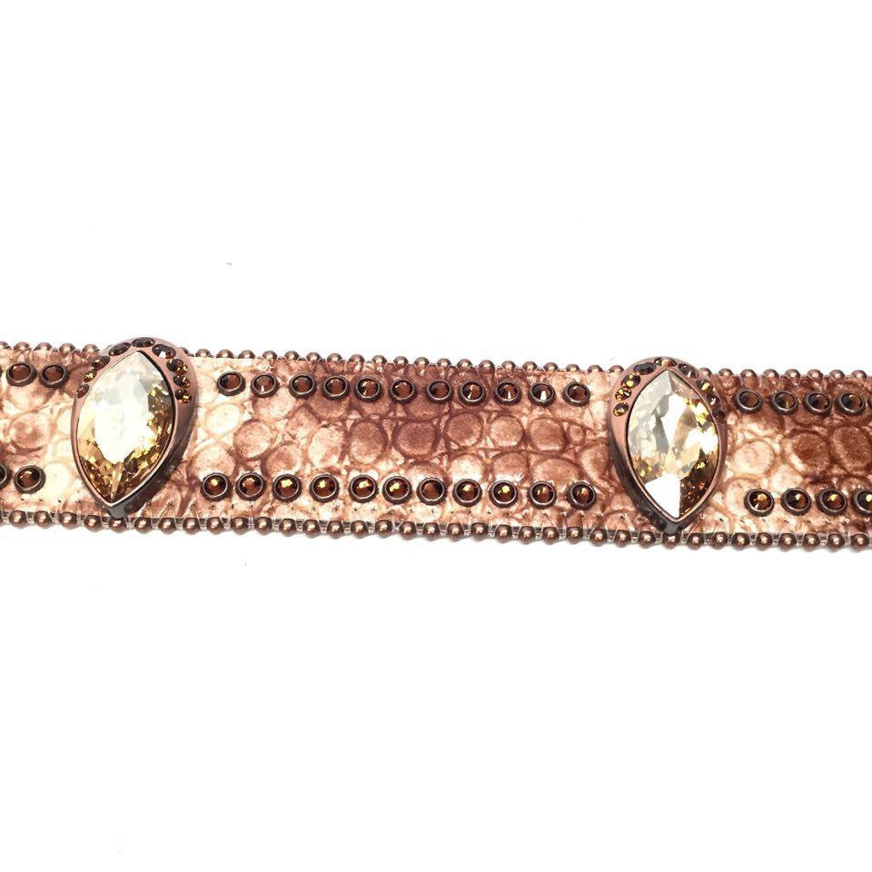 b.b. Simon 'Caramel Candy' Crystal Belt - Dudes Boutique