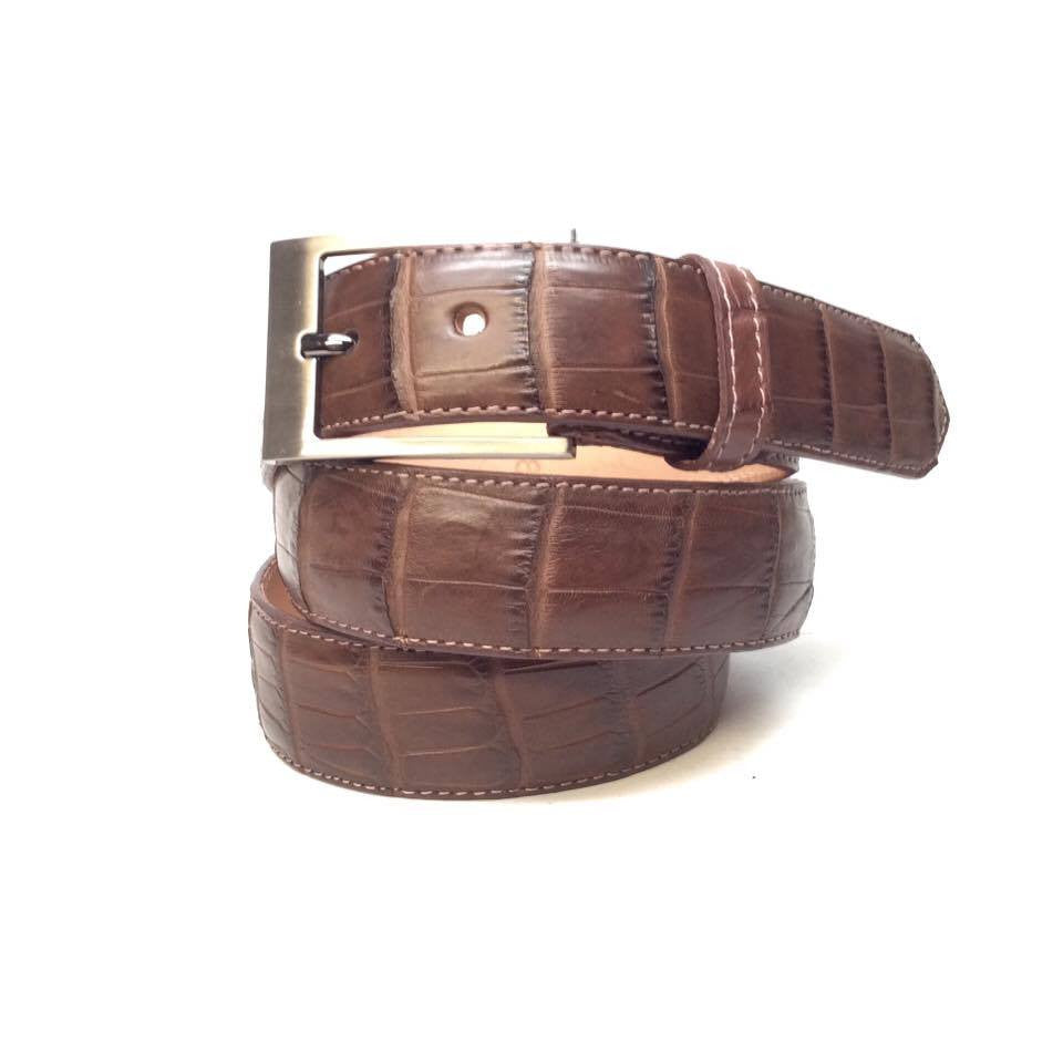 Safari Full Alligator Body Belt - Dudes Boutique