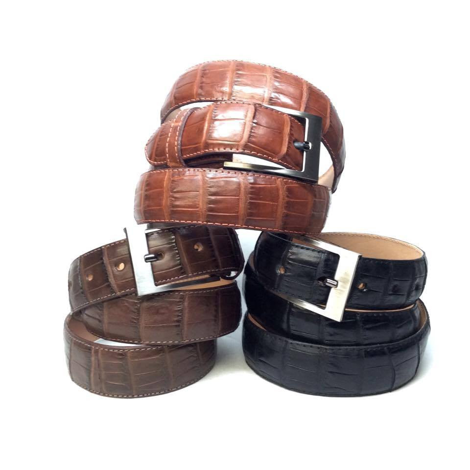 Safari Full Alligator Body Belt - Dudes Boutique