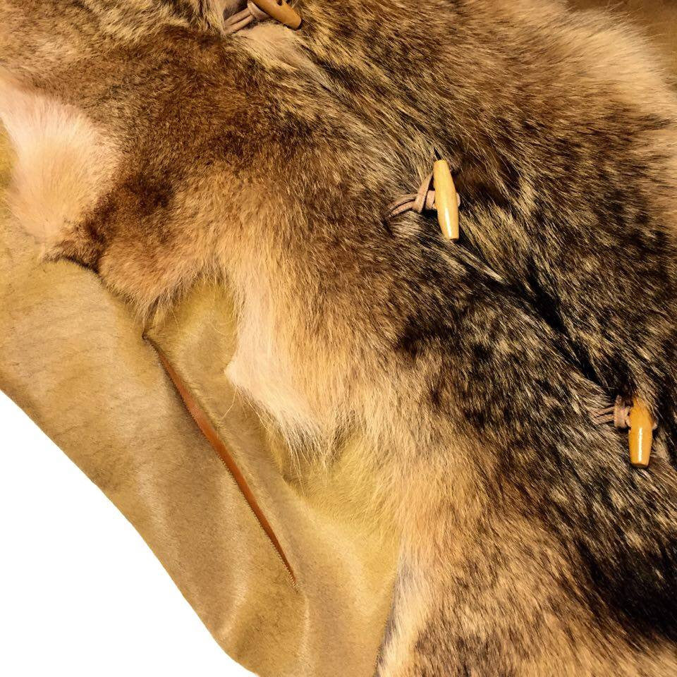 Jakewood Natural Pony Hair/Fox Vest - Dudes Boutique