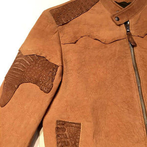 G-Gator Dune Alligator/Jungle Suede Rough Cut Jacket - Dudes Boutique