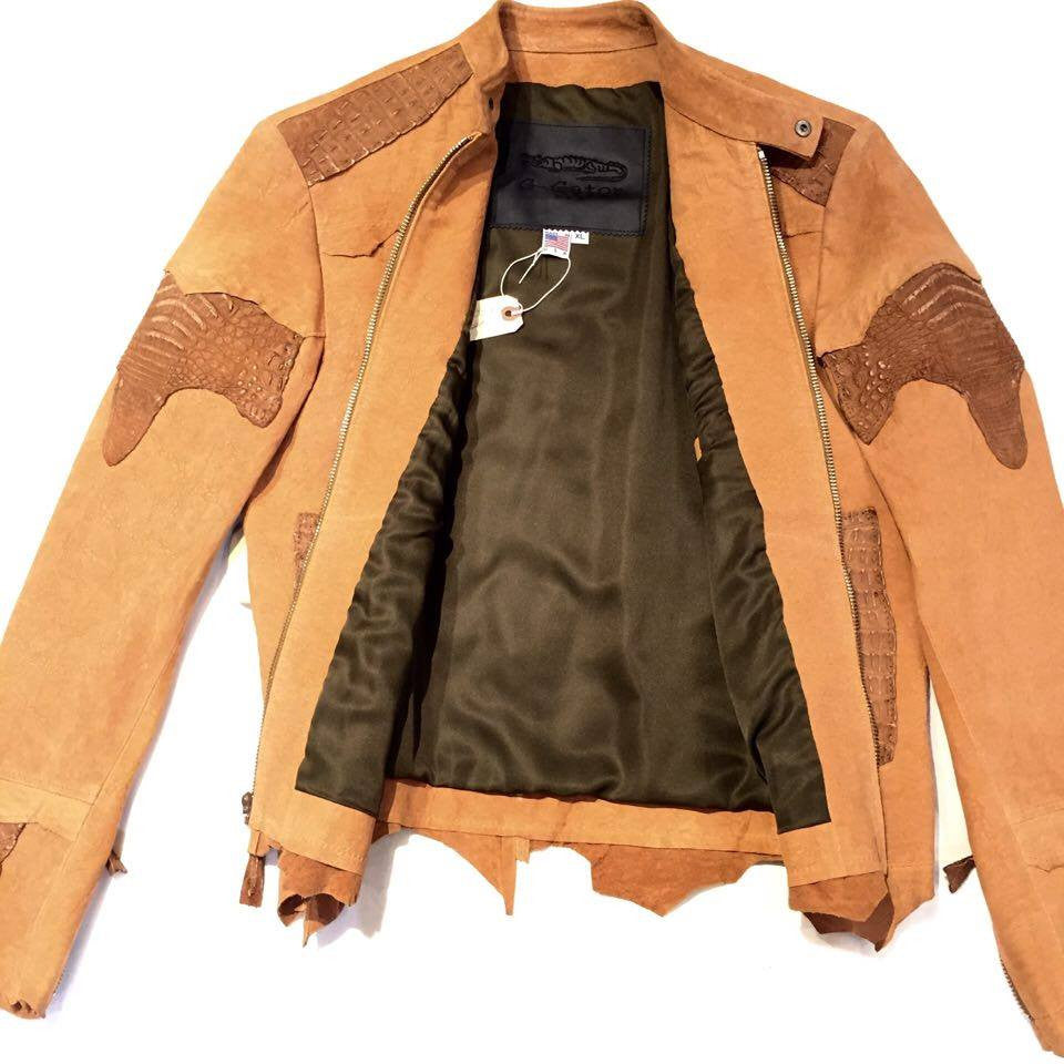 G-Gator Dune Alligator/Jungle Suede Rough Cut Jacket - Dudes Boutique