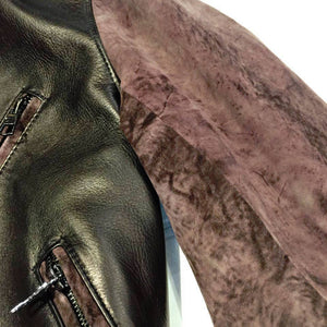 G-Gator Black Lavender Jungle Suede Biker Jacket - Dudes Boutique