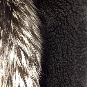 Jakewood Shearling Silver Fox Tail Vest - Dudes Boutique