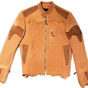 G-Gator Dune Alligator/Jungle Suede Rough Cut Jacket - Dudes Boutique