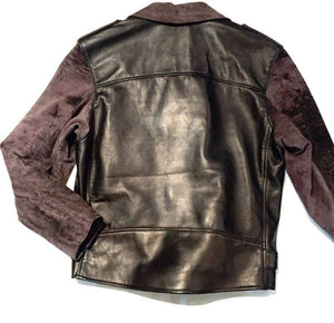 G-Gator Black Lavender Jungle Suede Biker Jacket - Dudes Boutique
