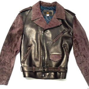 G-Gator Black Lavender Jungle Suede Biker Jacket - Dudes Boutique